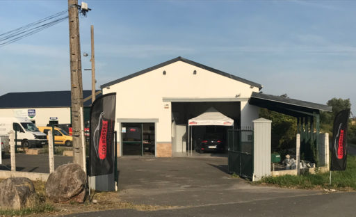 Ouverture d’un centre mobile de débosselage grêle à Le Crotoy dans la Somme.